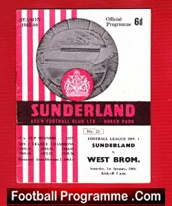 Sunderland v WBA 1966