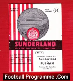 Sunderland v Fulham 1965