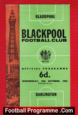 Blackpool v Darlington 1965