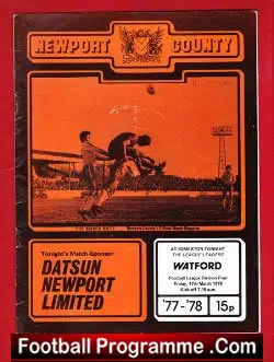 Newport County v Watford 1978