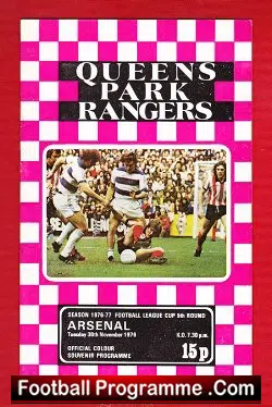 Queens Park Rangers v Arsenal 1976
