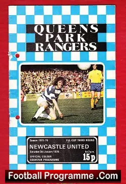 Queens Park Rangers v Newcastle United 1976