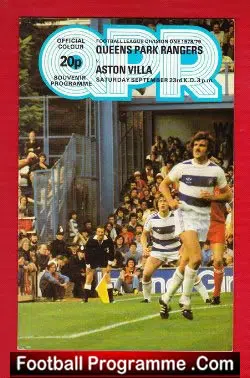 Queens Park Rangers v Aston Villa 1978