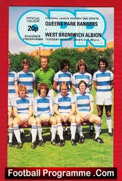 Queens Park Rangers v WBA 1978