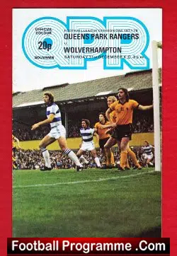 Queens Park Rangers v Wolves 1977