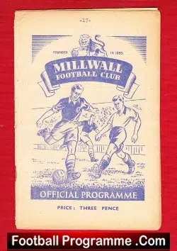 Millwall v Watford 1952