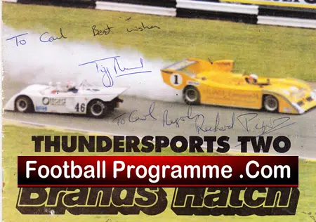Thunder Sport Cars Brands Hatch 1986 – Autographed Signed