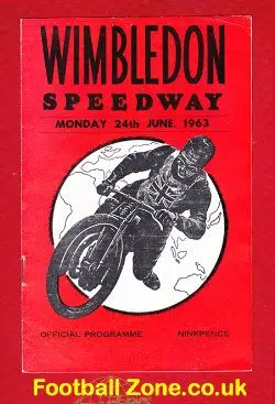 Wimbledon Speedway v Provincial League 1963