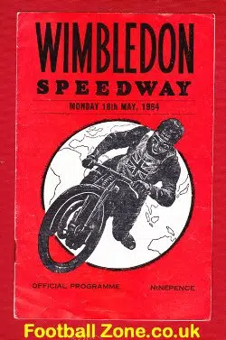 Wimbledon Speedway Best Pairs Trophy 1964
