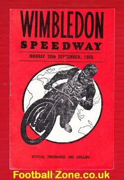 Wimbledon Speedway Memorial Trophy 1965 - Laurels