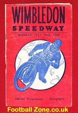 Wimbledon Speedway Memorial Trophy 1962 - Laurels