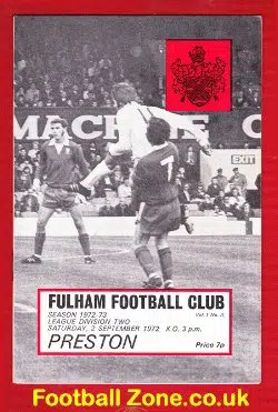 Fulham v Preston 1972