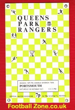 Queens Park Rangers v Portsmouth 1971