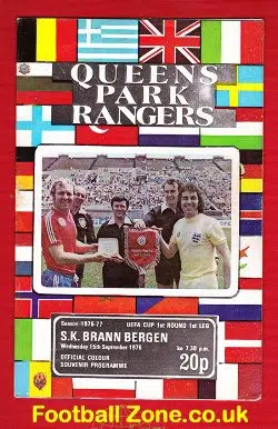 Queens Park Rangers v SK Brann Bergen 1976 - UEFA Cup