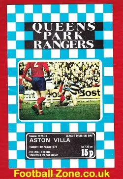 Queens Park Rangers v Aston Villa 1975
