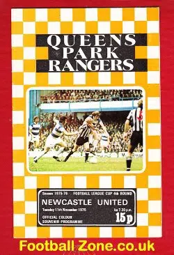 Queens Park Rangers v Newcastle United 1975