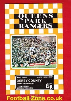 Queens Park Rangers v Derby County 1975