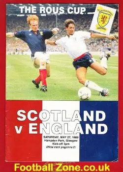 Scotland v England 1989 - Hampden Park - Glasgow