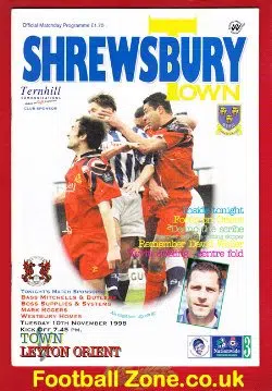 Shrewsbury Town v Leyton Orient 1998
