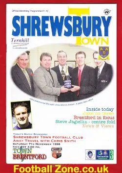 Shrewsbury Town v Brentford 1998