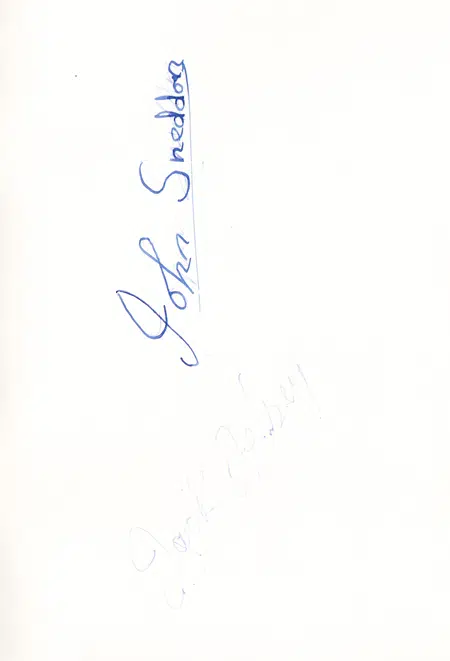 Northampton Town v Arsenal 1960 - Opening Floodlights - SIGNED