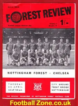 Nottingham Forest v Chelsea 1969