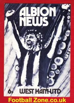 West Bromwich Albion v West Ham United 1972
