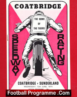 Coatbridge Speedway v Sunderland 1974