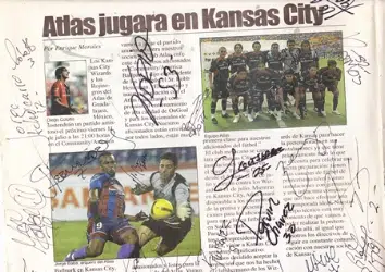 American Football Kansas City Wizards Multi Autographed Signed - signed programme