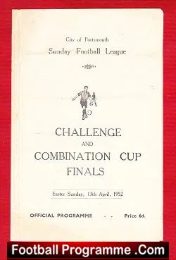 Arundel v Star B 1952 + Anglesey Sports Combination Cup Final