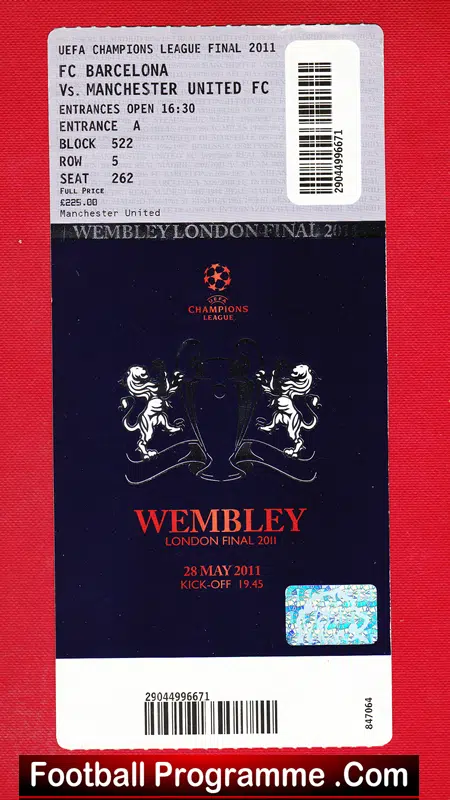 Barcelona v Manchester United 2011 – Champions League Final PLUS