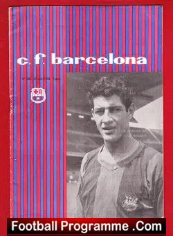 Barcelona v Real Madrid 1960 - European Cup Semi Final - football programme