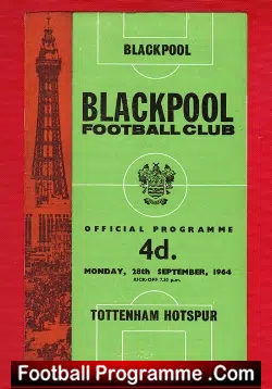 Blackpool v Tottenham 1964