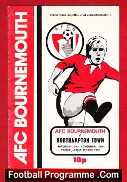 Bournemouth v Northampton Town 1975
