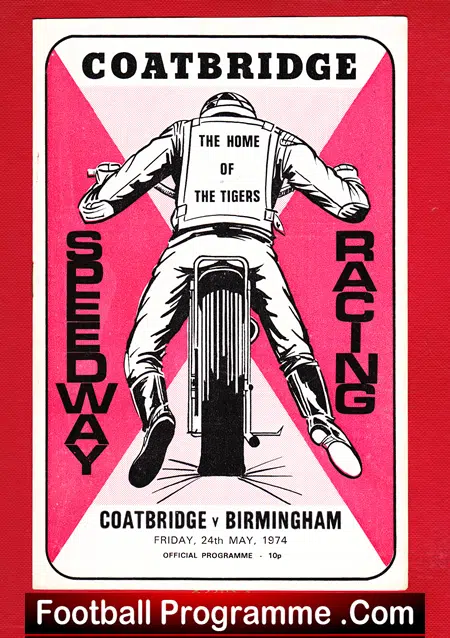 Coatbridge Speedway v Birmingham 1974