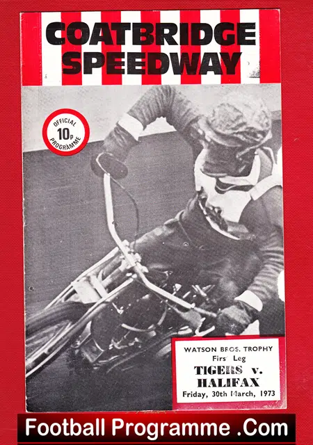 Coatbridge Speedway v Halifax 1973