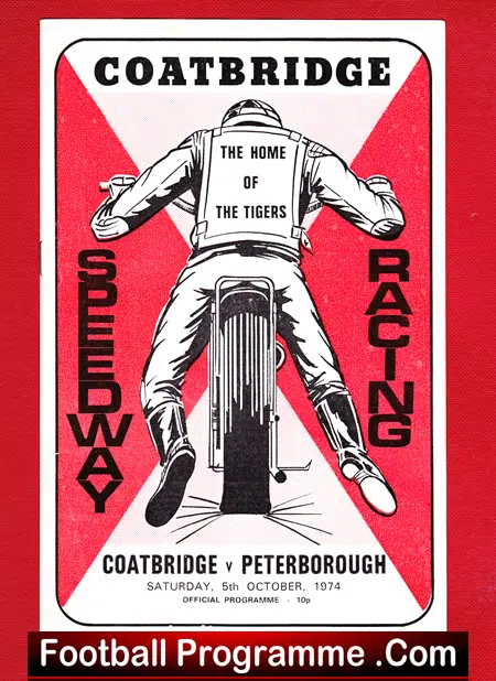 Coatbridge Speedway v Peterborough 1974