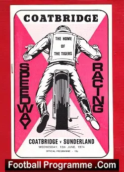 Coatbridge Speedway v Sunderland 1974