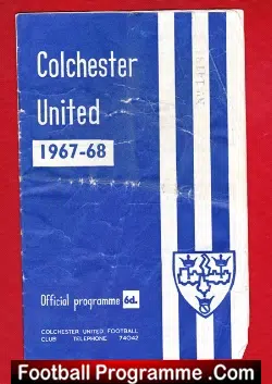 Colchester United v Torquay United 1967