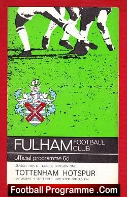 Fulham v Tottenham 1965