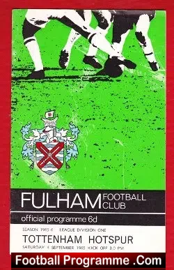 Fulham v Tottenham 1965