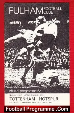 Fulham v Tottenham 1965