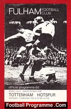 Fulham v Tottenham 1965