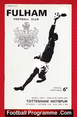 Fulham v Tottenham 1966