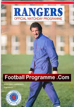 Glasgow Rangers v Aberdeen 1990