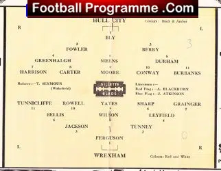 Hull City v Wrexham 1948