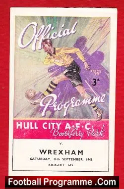 Hull City v Wrexham 1948