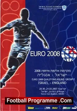 Israel v England 2007 – Euro 2008 Qualifying