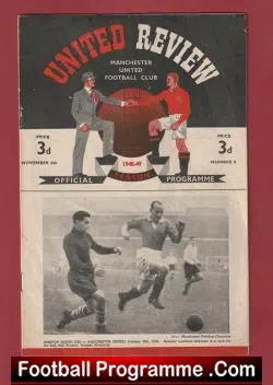 Manchester United v Everton 1948 – Man Utd 1940’s