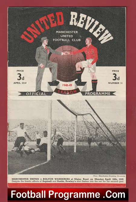 Manchester United v Preston 1949 – 1940’s